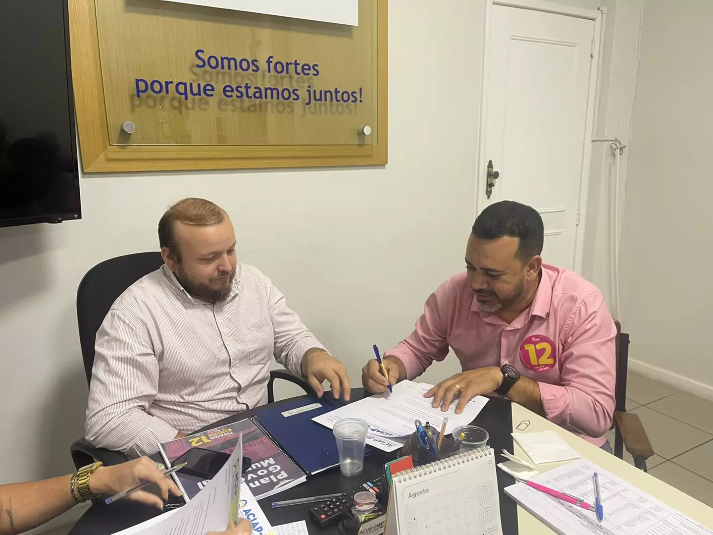 ACIAP-BM recebe Thiago Valério  em reunião da diretoria executiva